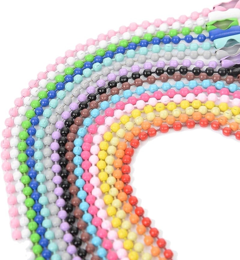 Orange Ball Bead Chain 2 4mm 12cm 500 Pcs For DIY Jewelry Making Bracelet Accessories - Image 4